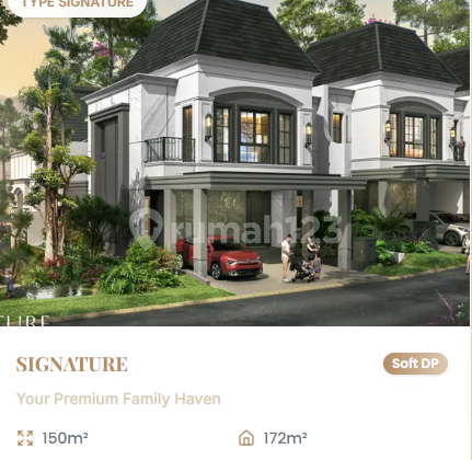Rumah Baru Cluster Montegard Citra City Sentul Bogor - Type Signature 2