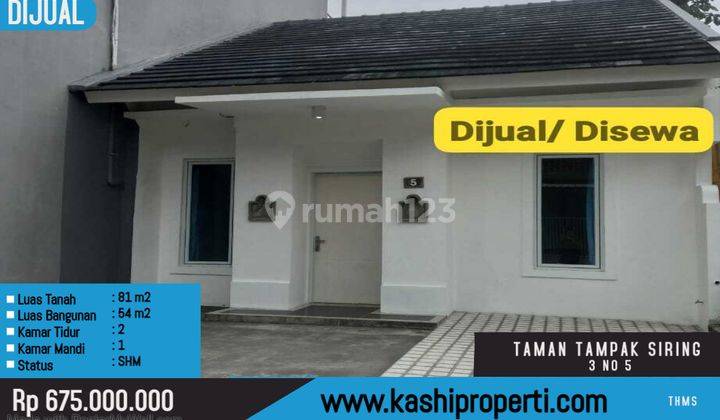 Dijual Disewakan Rumah Siap Huni Di Tampak Siring Sentul Bogor 1