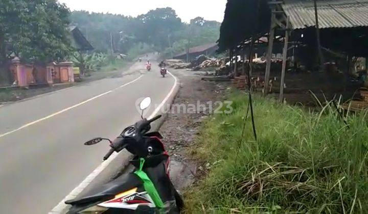 Tanah strategis prcis di jlan propinsi Di cigudeg bogor barat buat Kantoran / ternak sapi  2