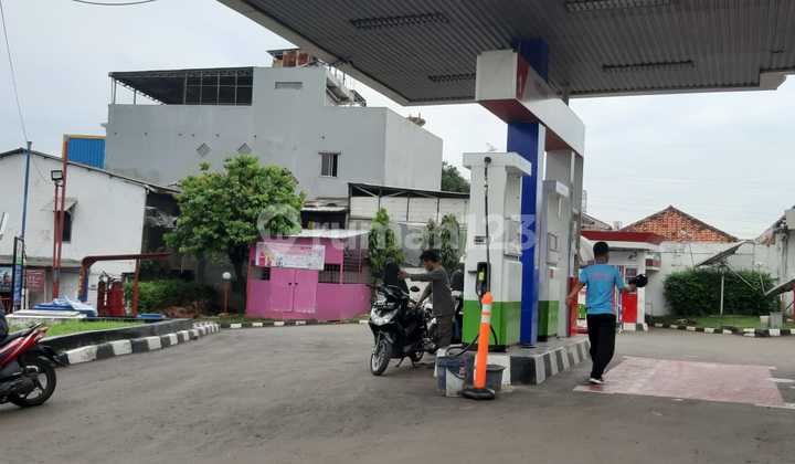 Dijual Bangunan Ex SPBU Permata di Ceger Pondok Aren