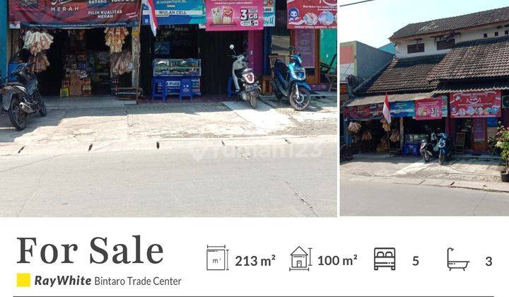 Dijual Ruang Usaha Pinggir Jalan di Serua Ciputat 2