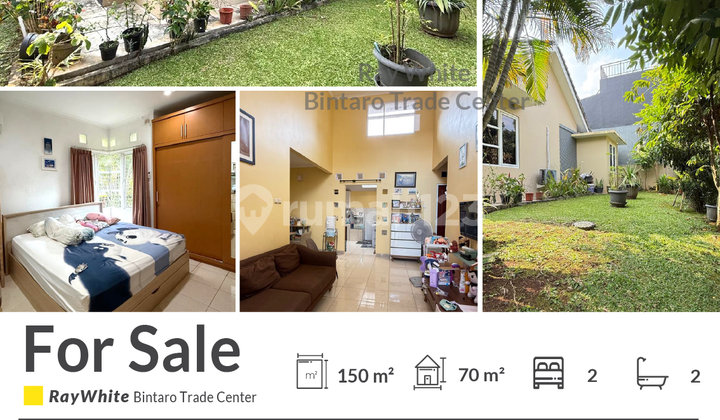 Rumah Murah dengan Taman Asri @Bintaro Sektor 9