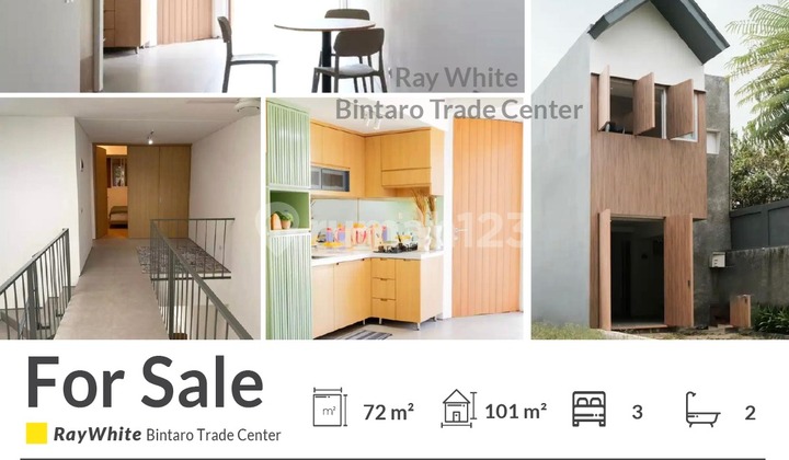 Rumah Minimalis Modern di Cluster Bintaro Pondok Aren