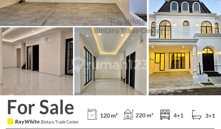 Rumah Baru dibangun American Style @Bintaro Sektor 9 