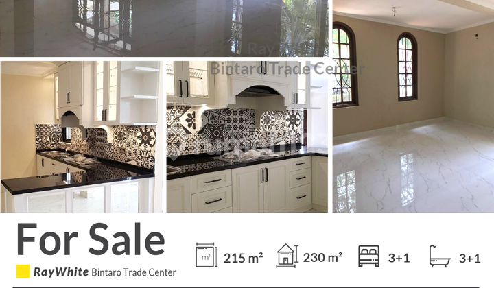 Rumah Baru Renov Siap Huni di Bintaro Sektor 2