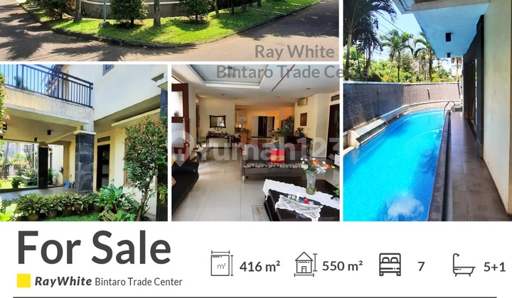 Rumah Mewah Hook ada Pool di Bintaro Jaksel Rumah Mewah Hook ada Pool di Bintaro Jaksel