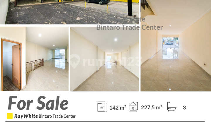 For Sale 3-Story Shop House in Bintaro Permai, South Jakarta 2