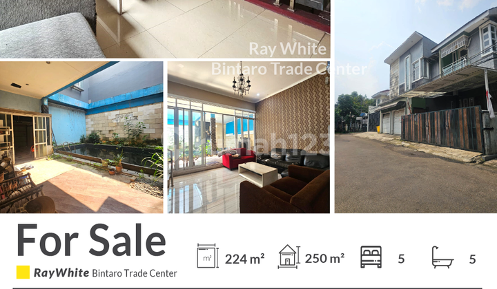 Rumah 2 Lantai ada Pool di Villa Dago Tol @Serua 