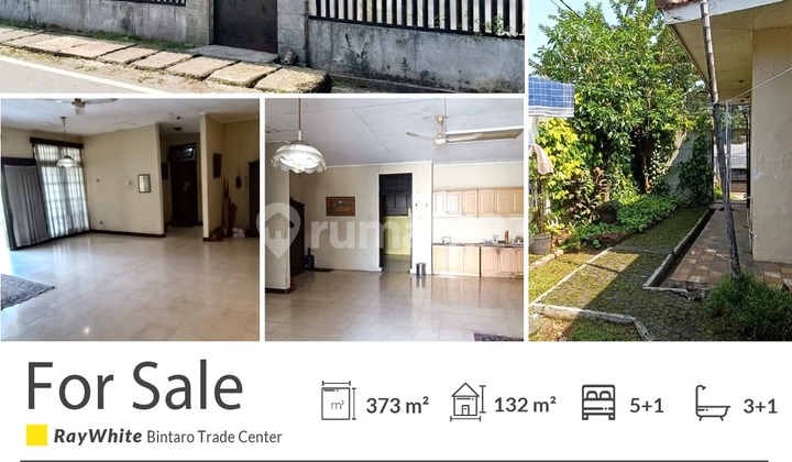 Affordable Spacious Strategic House Beside the Road @Bintaro Pesanggrahan