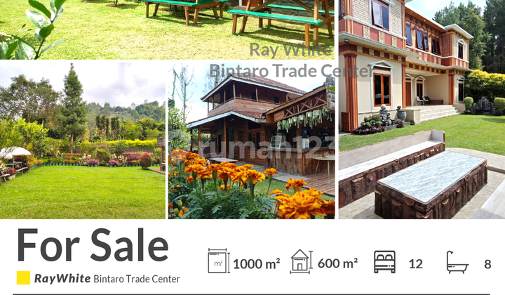 Jual Villa Resort View Gunung di Lembang Bandung