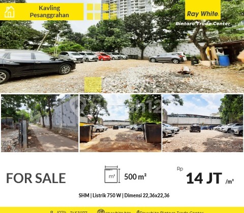 Land for Sale, Ready to Build, in Pesanggrahan @South Jakarta Land for Sale, Ready to Build, in Pesanggrahan @South Jakarta