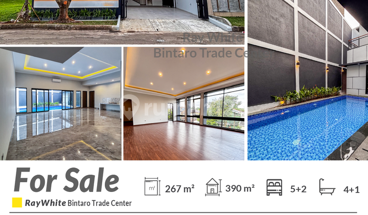 Modern Glass House Siap Huni di Bintaro Sektor 9 2