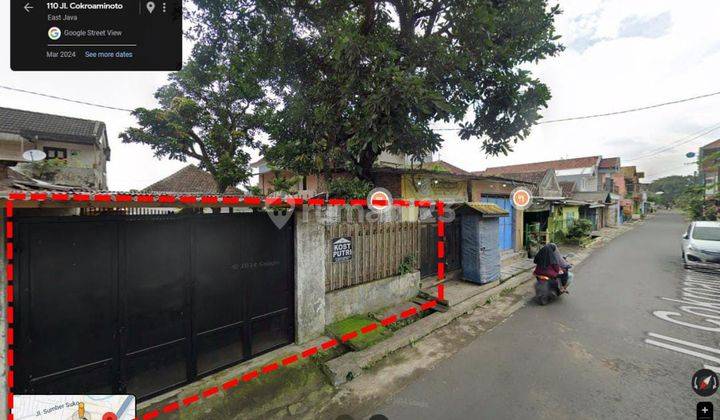 Tanah di Jalan Cokroaminoto , Malang SHM 100 m² 1