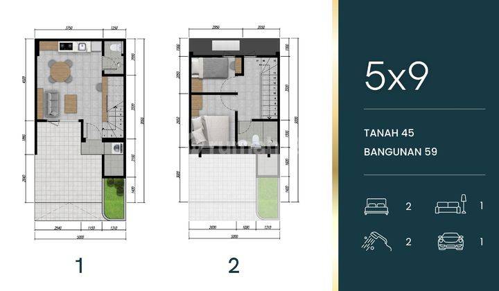 800JTAN 2LT Grand Eastern Lokasi 10 Menit Ke Pakuwon City 2