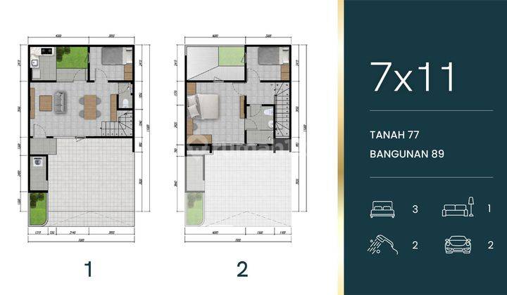 800JTAN 2LT Grand Eastern Lokasi 10 Menit Ke Pakuwon City 2