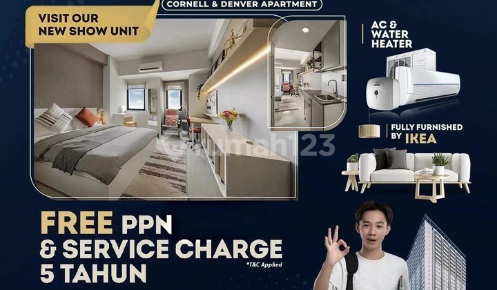 FREE 5-YEAR SERVICE CHARGE & FREE FURNISHED APARTMENT CORNEL AT UC