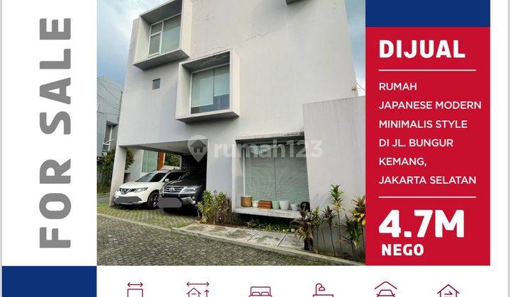 Rumah Japanese Modern 3 Lantai di Jl. Bungur, Kemang, Jaksel 2