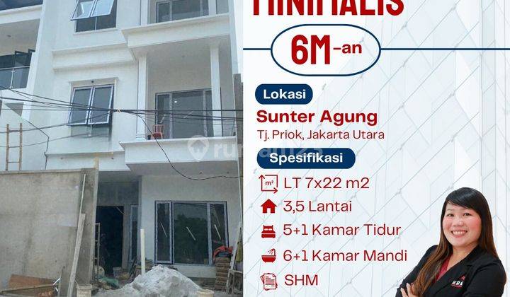 Jarang Ada Jual Cepat Rumah Bangunan Baru di Sunter Agung 1