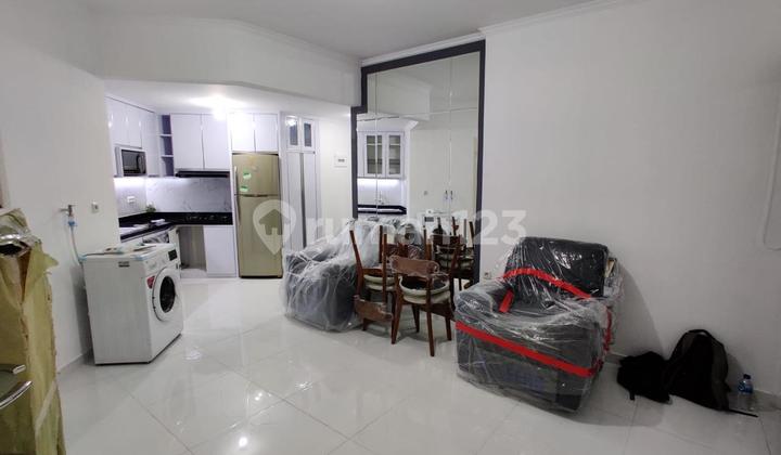 Good Deal! Dijual Unit 2Br Hoek Semi Furnish Low Floor Di Medit Gading 