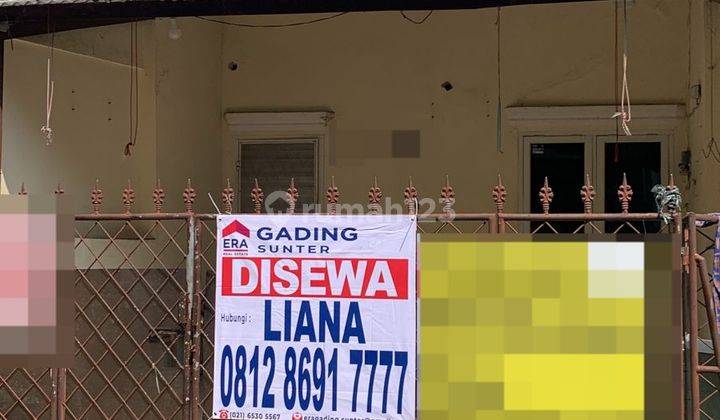 Disewakan Rumah Standart Jalan 2 Mobil di Sunter Karya Nego Tipis 1