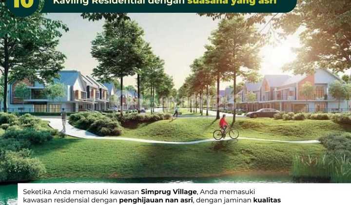 Dijual Kavling Simprug Village PIK 2 Luas 450 m2 - Hadap Selatan Timur