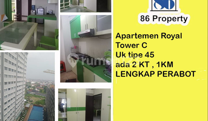Apartemen Royal 2 Kamar Tidur Bagus Furnished sisa bawa baju saja 1