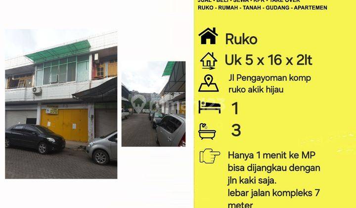 Jual Ruko Pengayoman Akik Hijau Dkt Jl Hertasning , Pettarani 1