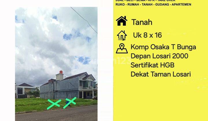 Tanah Tanjung Bunga Kompleks Osaka Dpn Losari 2000 Dkt Jl Menteng 1