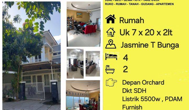 Jual Rumah Jasmine Tanjung Bunga Dkt Dian Harapan Sekolah 1