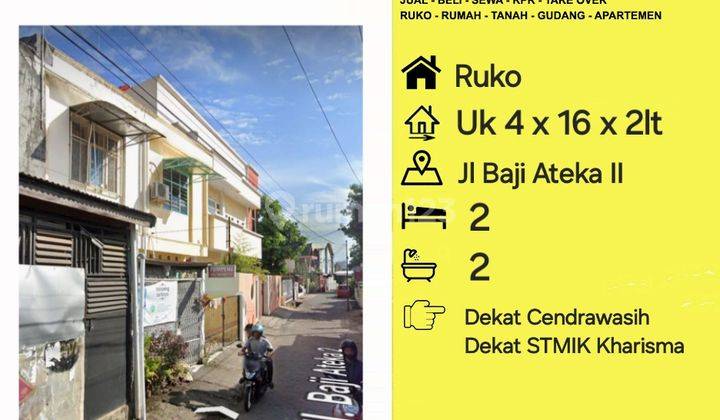 Jual Ruko 2 Lantai Jalan Baji Ateka 2 Dkt Cendrawasih 1