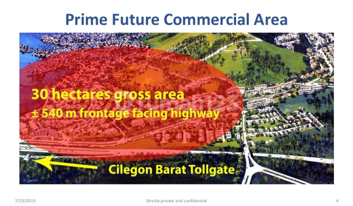 For Sale Plot in West Cilegon, Land Area 153 Hectares.