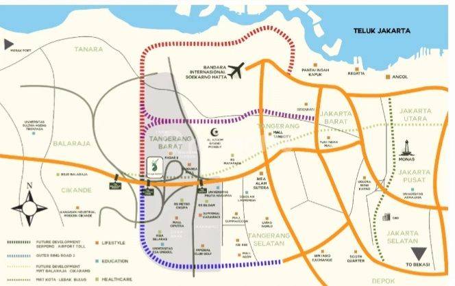 Kavling Talaga Bestari dekat gate utama cluster 6