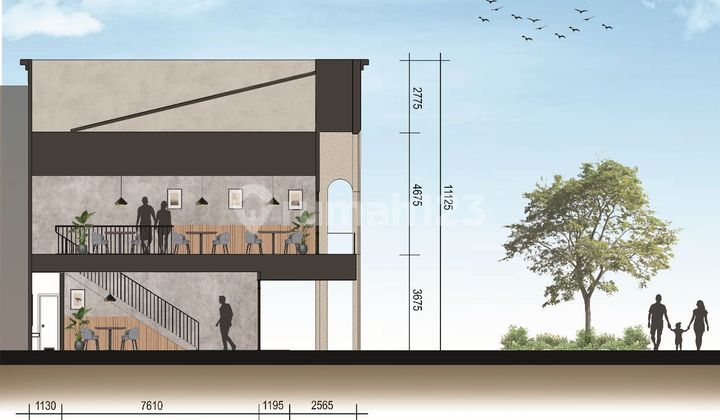 Viral 2 facade shop house Talaga Bestari Tangerang 1