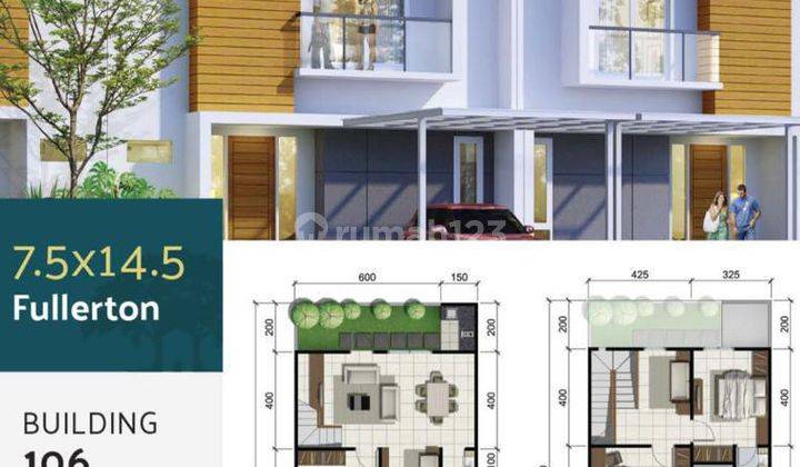 Rumah Central park juanda 3Kamar Ada Ac, Dapur, kamar ART 2