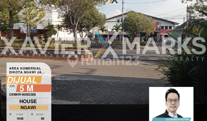 Commercial Area in Ngawi, Panglima Sudirman Street, Area 1,640m²
