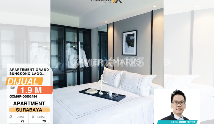 Apartemen Grand Sungkono Lagoon Tower Venetian 2 bedroom full furnish city view Apartemen Grand Sungkono Lagoon Tower Venetian 2 bedroom full furnish city view