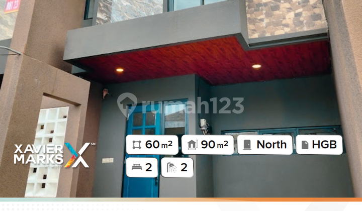 Griyo Mapan Sentosa House Tropodo Dimension 5x12 Building 90m2 with 2 Bedrooms