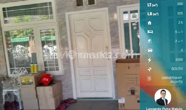 Rumah Rungkut Asri Timur Luas 200m2 Ada 5KT Dekat Pintu Tol 1