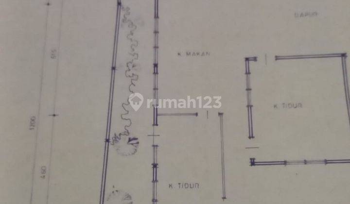 RUMAH KALIANYAR WETAN LUAS TANAH 198M2 LEBAR13M2 HITUNG TANAH 2