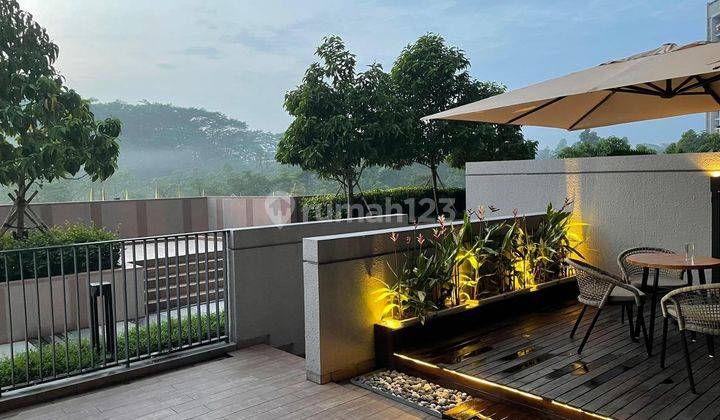 Furnished + Interior Apartemen 2BR Garden Marigold Navapark BSD City 2