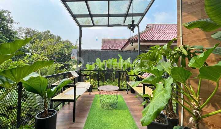CONTEMPORARY TROPICAL TOWNHOUSE IN LEBAK BULUS AREA - SOUTH JAKARTA