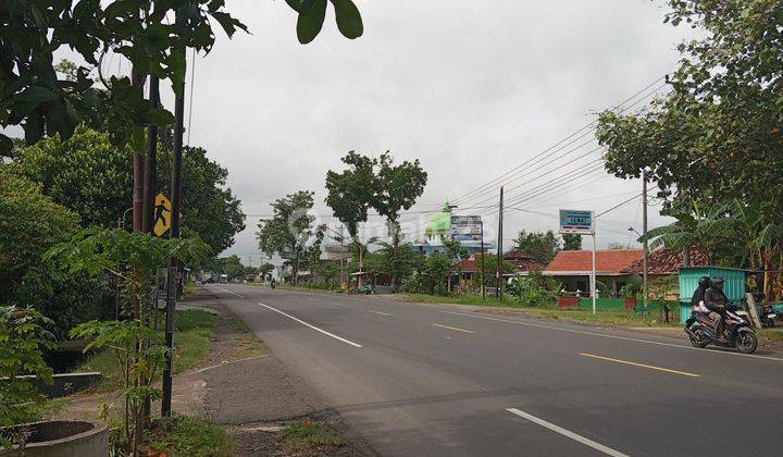 Tanah Di Jalan Utama Ngrampal Sragen Dekat Exit Tol Sambungmacan 1