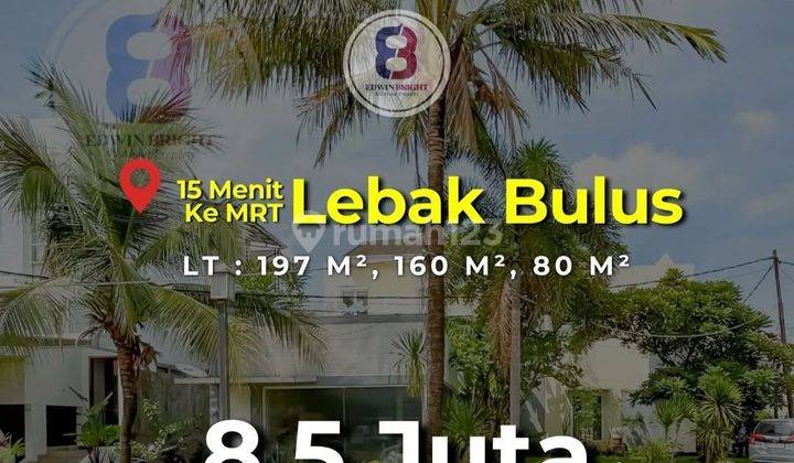 Promo Akhir Tahun Kavling Murah Daĺam Cluster 15 Menit  Mrt Lebak Bulus 1