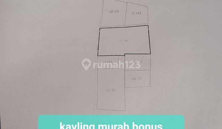 Tanah kavling murah bonus rumah cocok investasi di di Cibentang ciseeng bogor 1