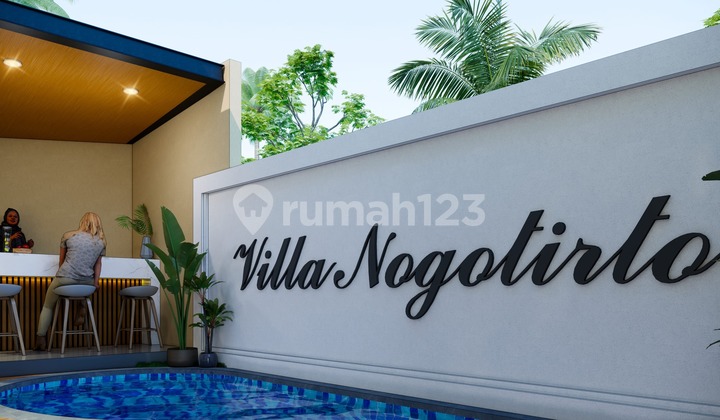Rumah Dijual Dalam Ringroad Jalan Kabupaten Dengan kolan Renang 2