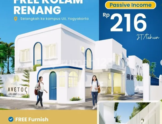 Dijual Kost Eksklusif Dekat Kampus, Free Furnish & Passive Income Besar! Dijual Kost Eksklusif Dekat Kampus, Free Furnish & Passive Income Besar!