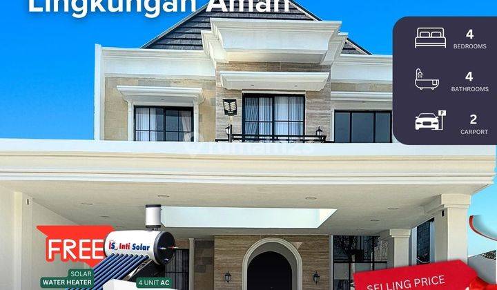 Rumah Mewah Kawasan Elite Jogja Dekat Waterpark Citragrand American Style + Private Pool 1