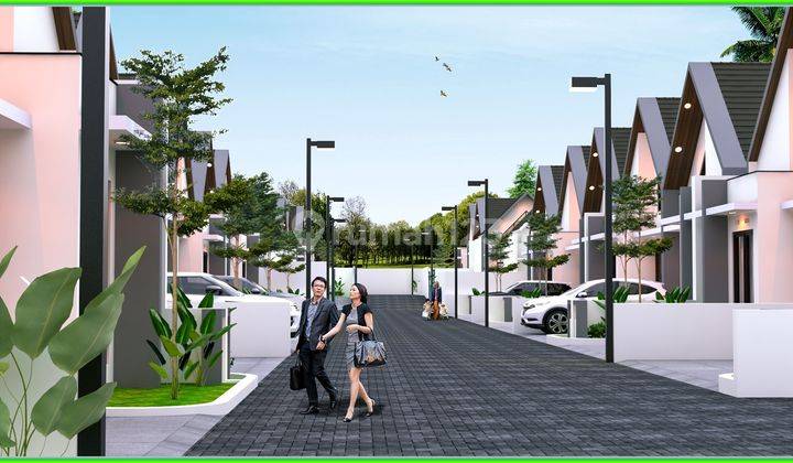 Rumah di Sleman Scandinavian Dalam Cluster Jalan Wates Km 6 2