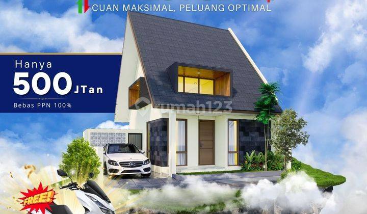 Rumah Murah Sleman Nuansa Villa Gratis Motor Pcx