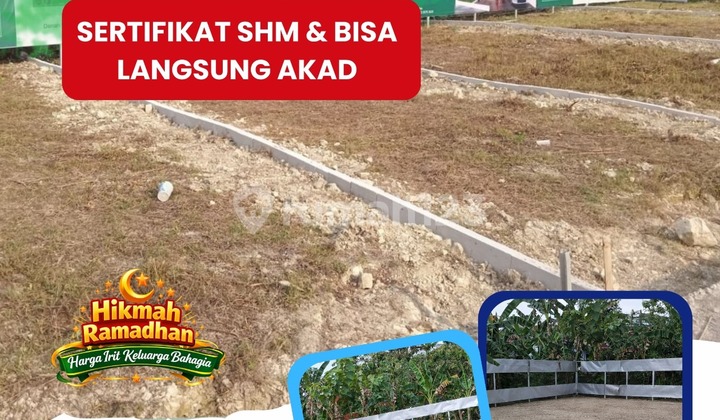 Tanah Kavling Jogja 100 Jutaan Dalam Perumahan Bangunjiwo Bantul